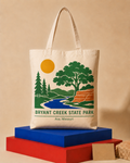 Bryant Creek State Park handmade canvas tote bag