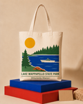 Lake Wappapello State Park canvas tote bag mockup