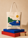 Stockton State Park canvas tote bag mockup